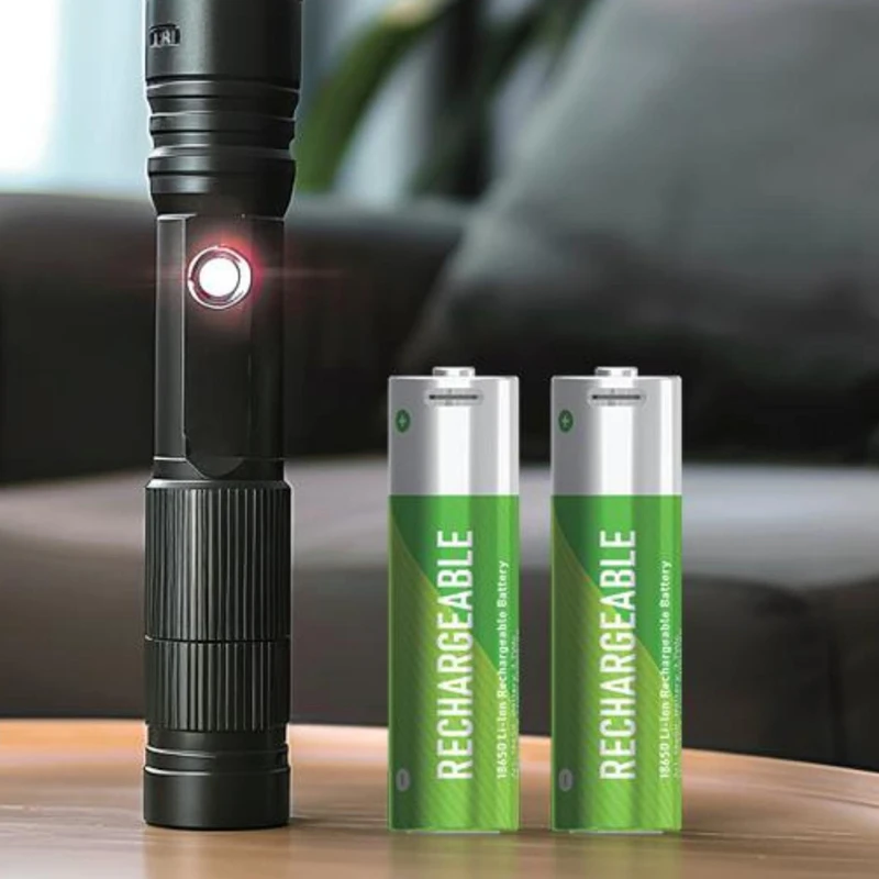 18650 micro usb rechargeable battery